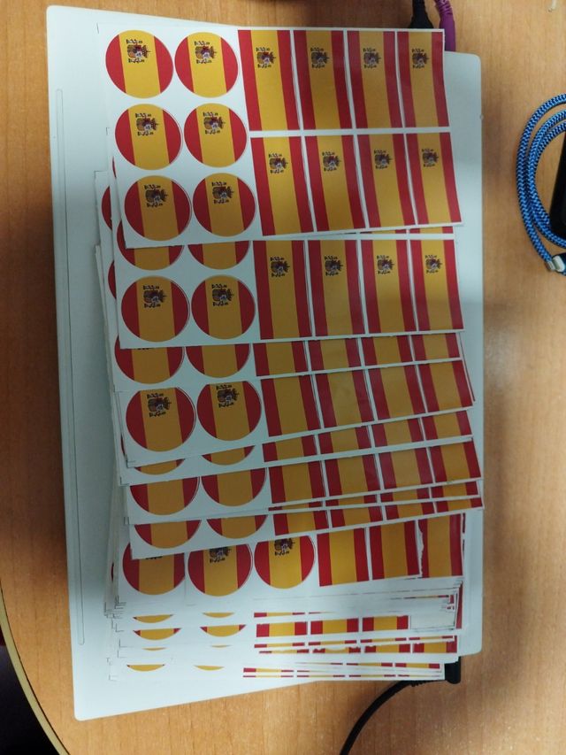 Bandera España pegatinas