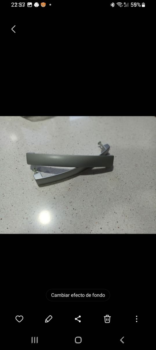 2 tiradores de cajones o puertas de cocina