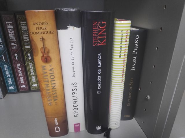 Lote libros novela histórica tapa dura 4€ libro