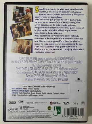 ¡Por favor, maten a mi mujer! (1986) 🎬🍿 💿 [DVD]
