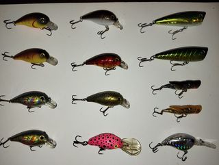 Señuelos de pesca.