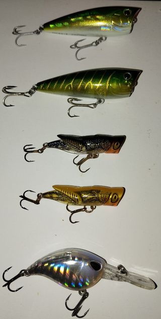 Señuelos de pesca.