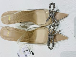 Zapatos trasparentes de vinilo mango