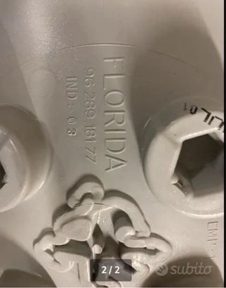 Borchie Peugeot 14”