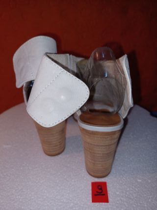 Scarpe Donna Tacco 8.5Cm VeraPelle Traforata TG36