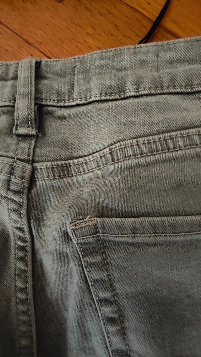 Jeans grigi donna mango