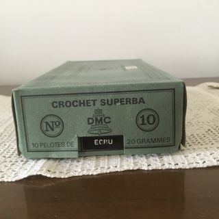 Filo crochet DMC 100% cotone écru Made in Svizzera