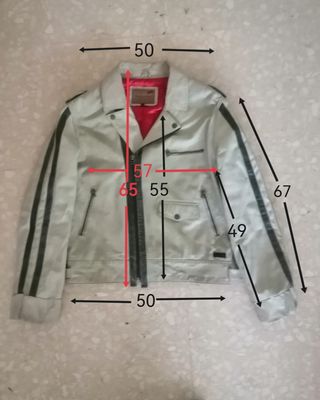 Cazadora rockera cuero auténtico Pepe Jeans. L. 
