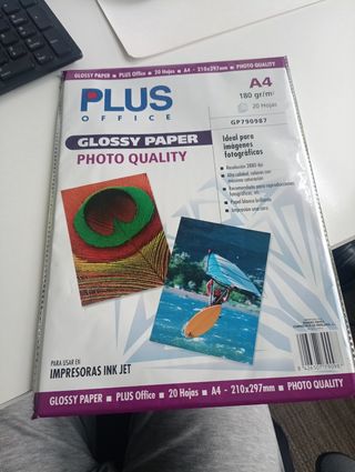 Papel Foto para impresora de inyección