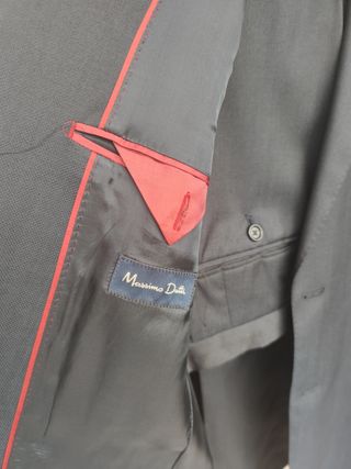 Traje caballero azul marino 