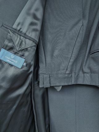 Traje caballero azul marino 
