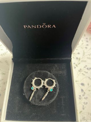 Pendientes Pandora Plumas