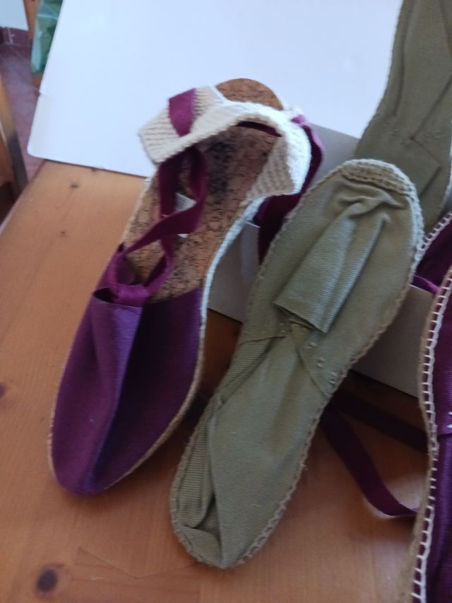 Alpargatas de esparto nuevas 39/40