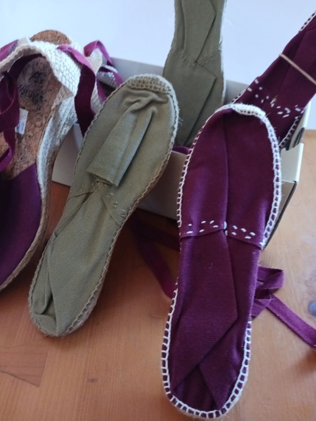 Alpargatas de esparto nuevas 39/40
