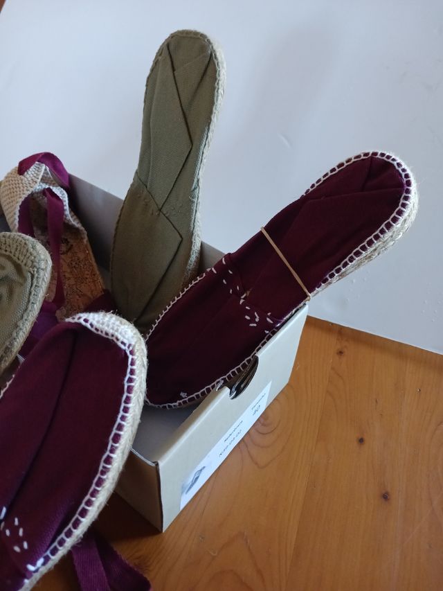Alpargatas de esparto nuevas 39/40