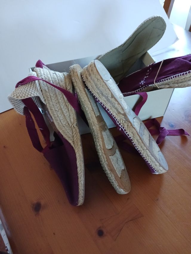Alpargatas de esparto nuevas 39/40