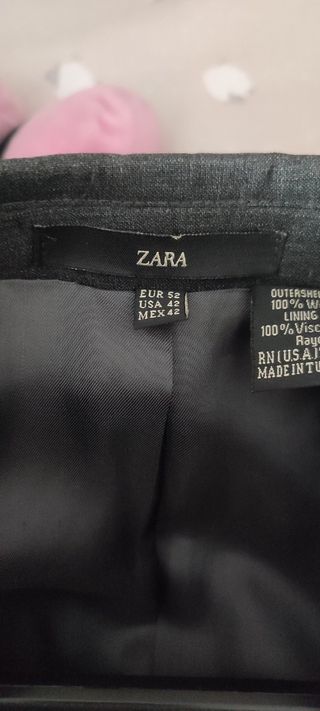 Traje hombre zara