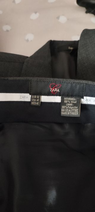 Traje hombre zara