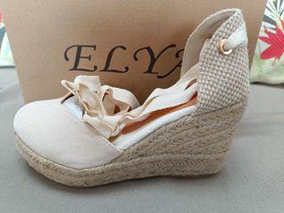 cuñas de esparto sin estrenar