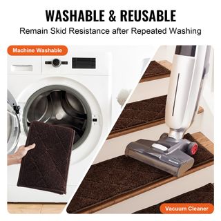 Set di Tappeti per Scale Interne Antiscivolo 15 Pe