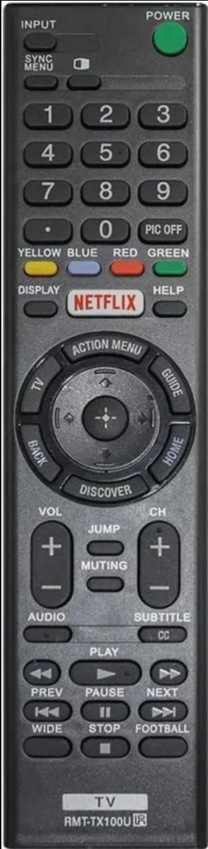 Mandó a distancia sony