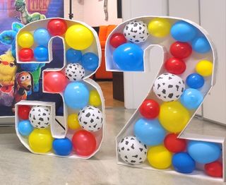 Números grandes para celebración