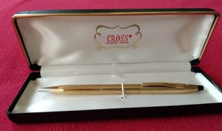 Bolígrafo Cross 12 kt rolled gold