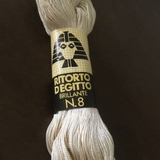 Filo Ritorto d'Egitto brillante n. 8, CCC 150 gr.