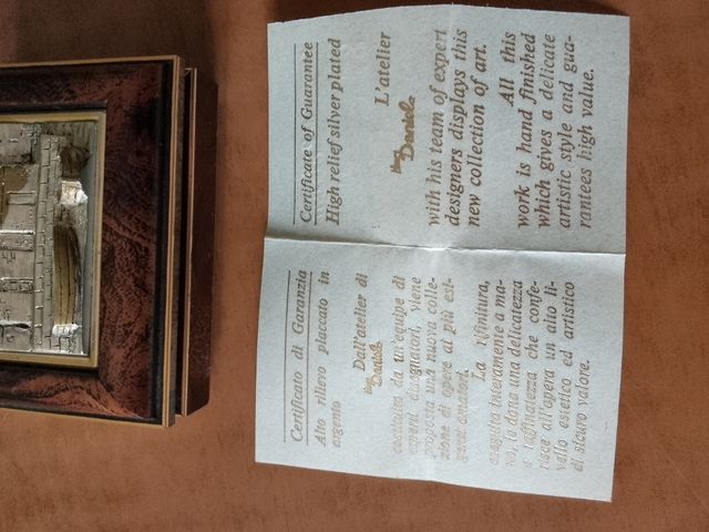 Piccolo portagioie in legno vintage