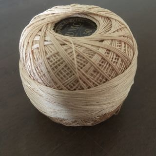 Gomitolo filo DMC n.50, écru, Cordonnet Spécial