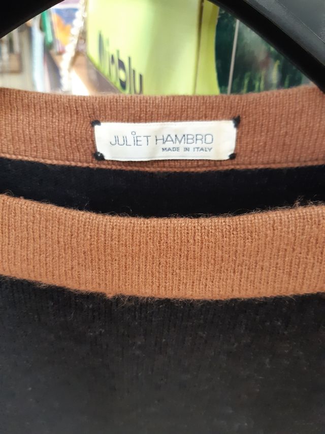 Abitino Cashmere nero marrone Juliet