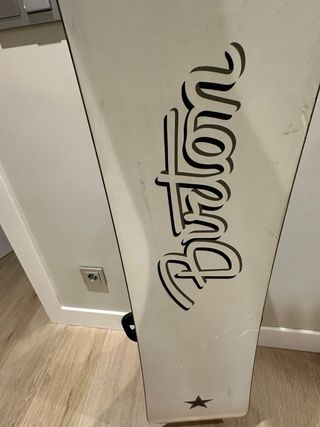 Tabla snow y fijaciones burton