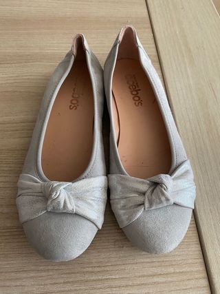 Manoletinas piel n 35