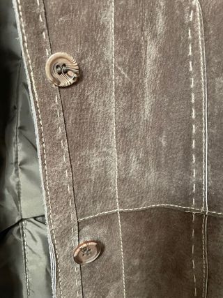 Chaqueta de ante marron