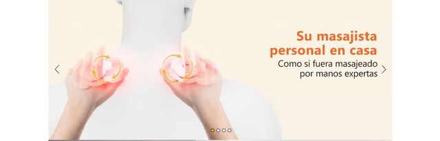 MASAJEADOR CUERPO 3 NIVELES CUELLO, PIERNAS HOMBRO