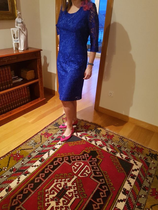 VESTIDO ENCAJE SIN ESTRENAR