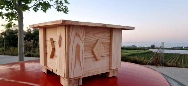 Maceteros rústicos.