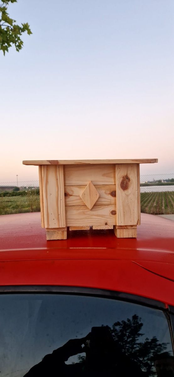 Maceteros rústicos.