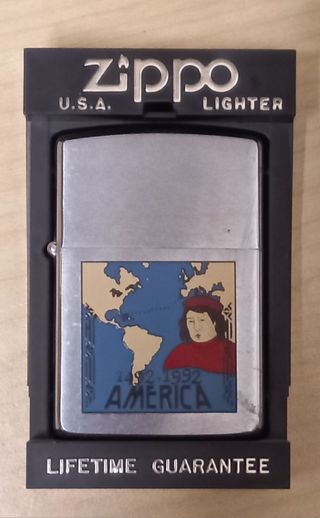 Accendino Zippo Scoperta America