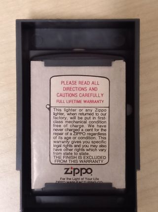 Accendino Zippo Scoperta America