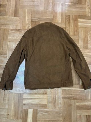 Chaqueta de ante sintetico