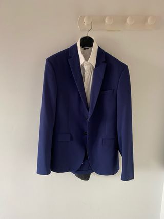 Traje de chico juvenil azul 