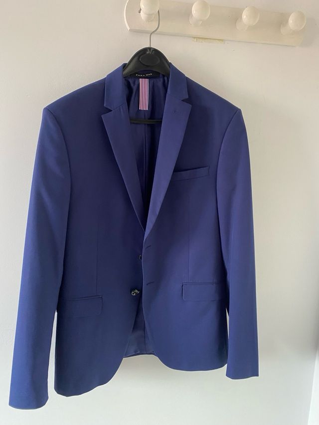 Traje de chico juvenil azul