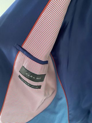Traje de chico juvenil azul 