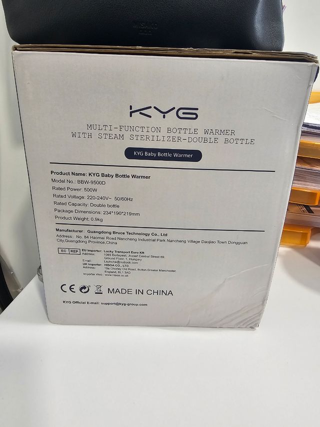 Calientabiberones y esterilizador doble