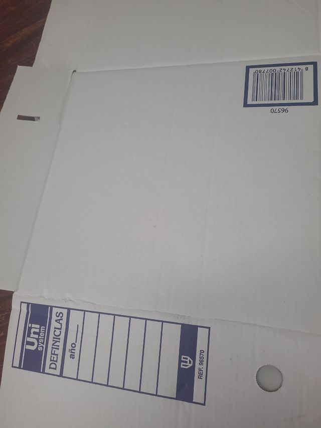 Archivadores uni cartón