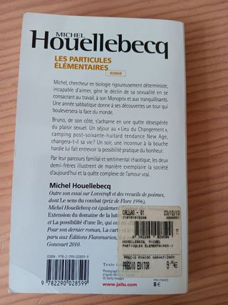 Les Particules Élémentaires de Houellebecq