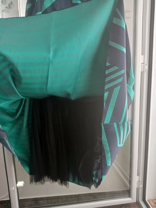 Conjunto vestido con zapatos de tacón 