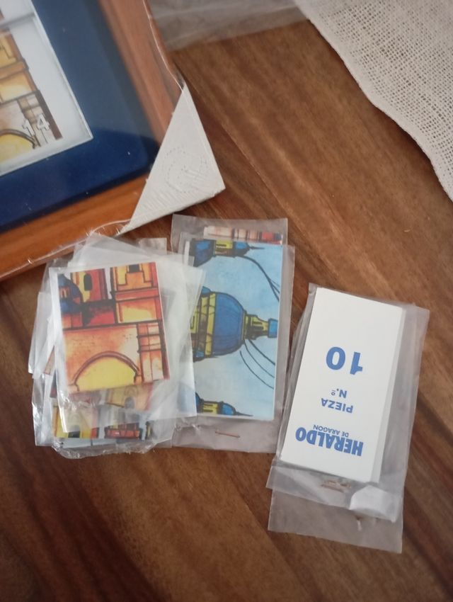 Cuadro/vidriera de la virgen del Pilar