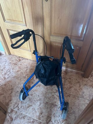 Andador con cesta ancianos
